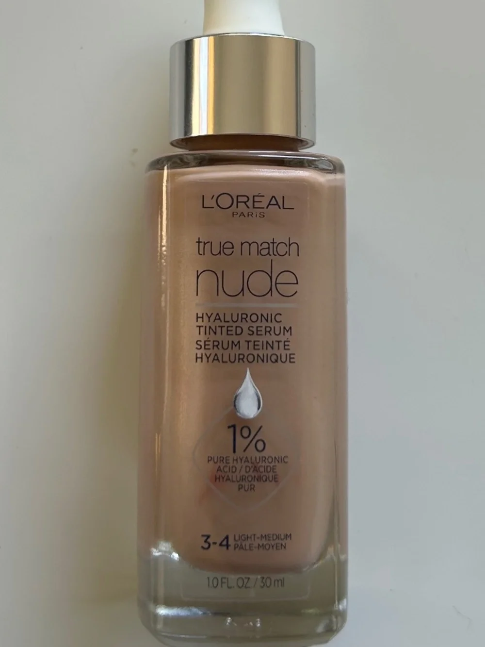 L'OREAL True Match Nude Tinted Hyaluronic Serum - Light/Medium NEW